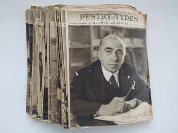 Pestrý týden Ročník XV. CHYBÍ 4 ČÍSLA  - ústřední obrazový list - radosti ze života