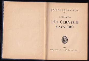 Marie Miranová: Pět černých kavalírů