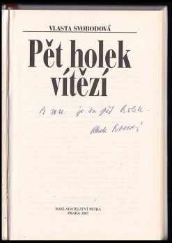 Vlasta Svobodová: Pět holek vítězí