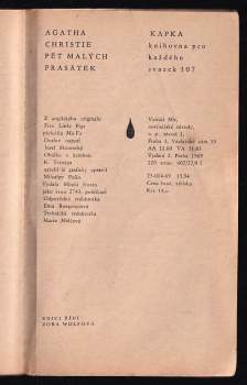 Agatha Christie: Pět malých prasátek