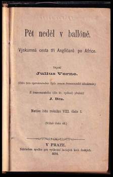 Jules Verne: Pět neděl v ballóně