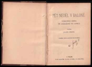 Jules Verne: Pět neděl v baloně : výzkumná cesta tří Angličanů po Africe