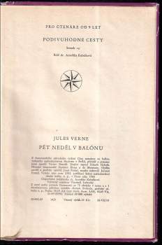Jules Verne: Pět neděl v balónu
