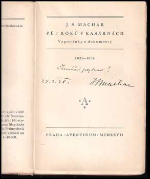 Josef Svatopluk Machar: Pět roků v kasárnách