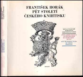 Pět století českého knihtisku