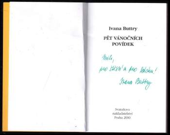 Ivana Buttry: Pět vánočních povídek