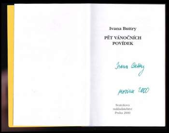 Ivana Buttry: Pět vánočních povídek