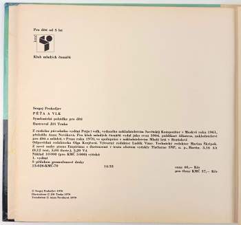 Sergej Sergejevič Prokof'jev: Péťa a vlk