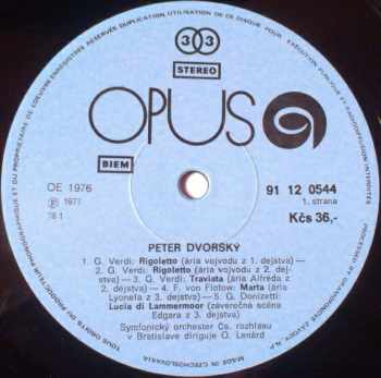 Peter Dvorský: Peter Dvorský