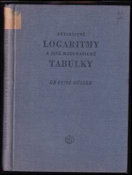 Pětimístné logaritmy a jiné matematické tabulky