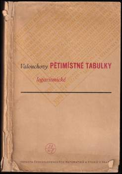 Pětimístné tabulky logaritmické