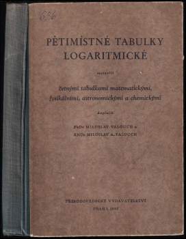 Pětimístné tabulky logaritmické