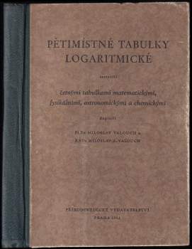 Pětimístné tabulky logaritmické