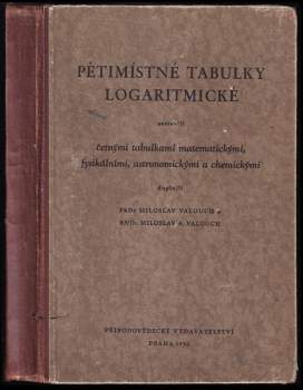 Pětimístné tabulky logaritmické