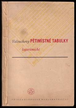Pětimístné tabulky logaritmické