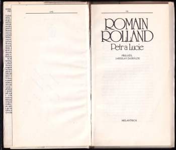 Romain Rolland: Petr a Lucie