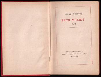 Aleksej Nikolajevič Tolstoj: Petr Veliký