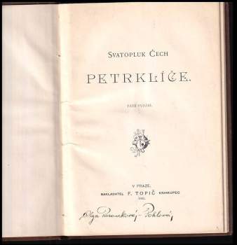 Svatopluk Čech: Petrklíče