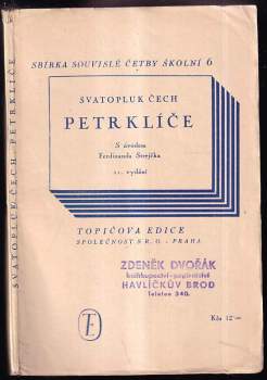 Petrklíče - Svatopluk Čech (1946, Topičova edice) - ID: 163834