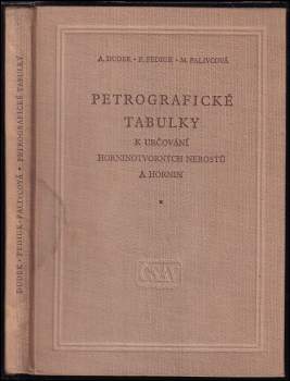 Petrografické tabulky k určování horninotvorných nerostů a hornin