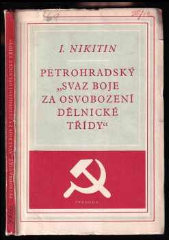 Petrohradský "Svaz boje za osvobození dělnické třídy"