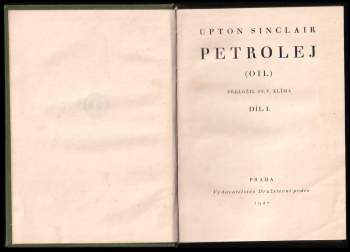 Upton Sinclair: Petrolej