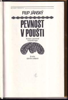 Filip Jánský: Pevnost v poušti