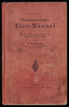 Pharmazeutisches Tier-Manual