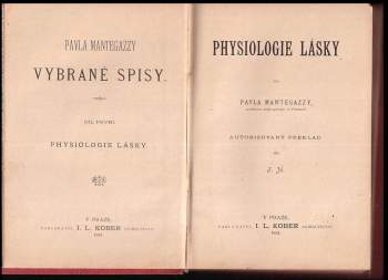 Paolo Mantegazza: Physiologie lásky