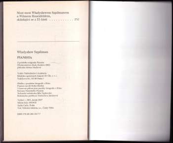 Władysław Szpilman: Pianista