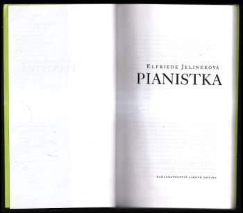 Elfriede Jelinek: Pianistka