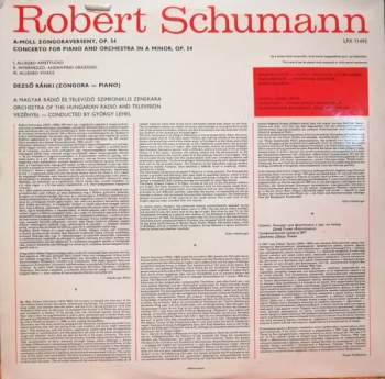 Robert Schumann: Piano Concerto In A Minor Op. 54