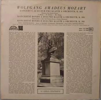 Wolfgang Amadeus Mozart: Piano Concerto In E Flat Major, K.482 / Two Concert Rondos, K.386 - K.382