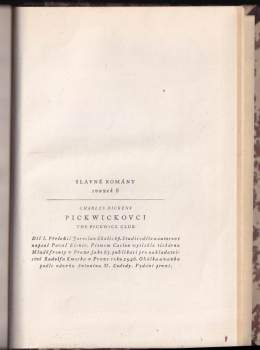 Charles Dickens: Pickwickovci