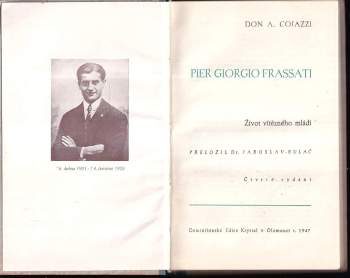 Antonio Cojazzi: Pier Giorgio Frassati