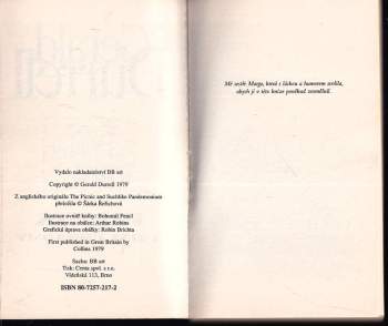 Gerald Malcolm Durrell: Piknik a jiné pohromy