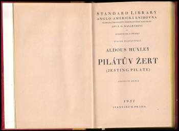 Aldous Huxley: Pilátův žert