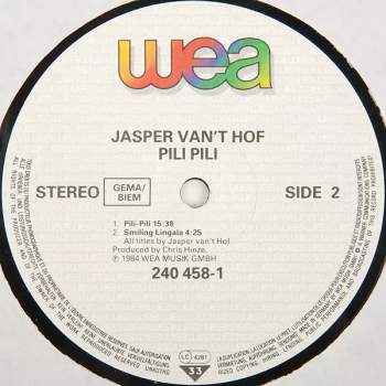 Jasper Van't Hof: Pili-Pili
