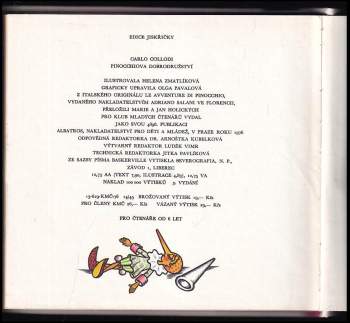 Carlo Lorenzi Collodi: Pinocchiova dobrodružství