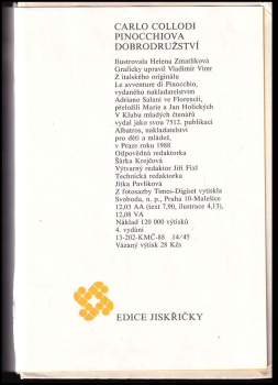Carlo Lorenzi Collodi: Pinocchiova dobrodružství