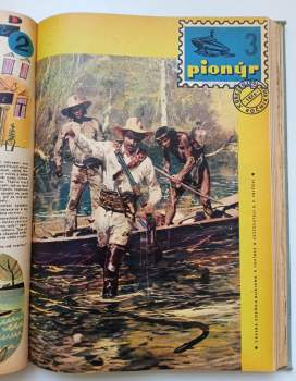 Jiří Havel: Pionýr - Zábavný měsíčník pro mládež 1960 - 1961 ROČNÍK VII. + VIII. Chybí 1. číslo VII. ročníku