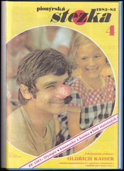Marko Čermák: Pionýrská stezka, NEKOMPLETNÍ ROČNÍK XII, 1981-1982, Čísla 11-12 + Pionýrská stezka, NEKOMPLETNÍ ROČNÍK XII, 1982-1983, Čísla 1-4, ILUSTRACE KÁJA SAUDEK
