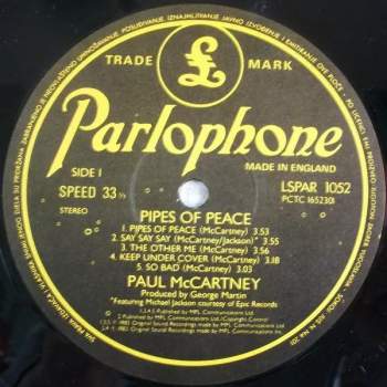 Paul McCartney: Pipes Of Peace