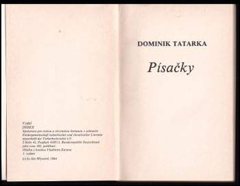 Dominik Tatarka: Písačky