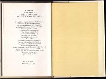 Herman Melville: Písař Bartleby