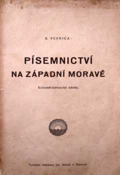 Písemnictví na západní Moravě