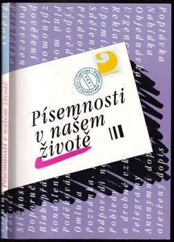 Písemnosti v našem životě