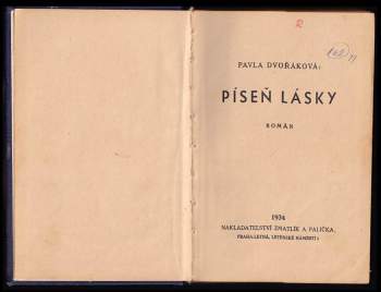 Jaroslav Pokorný: Píseň lásky