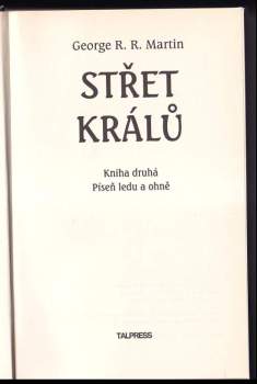 George R. R Martin: Píseň ledu a ohně