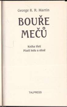 George R. R Martin: Píseň ledu a ohně